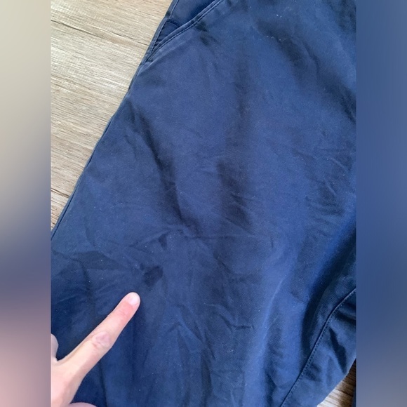 Under Amour Casual Pants Golf Pants Work Pants Khaki Blue Size 34 x 32 Men’s - Picture 2 of 11